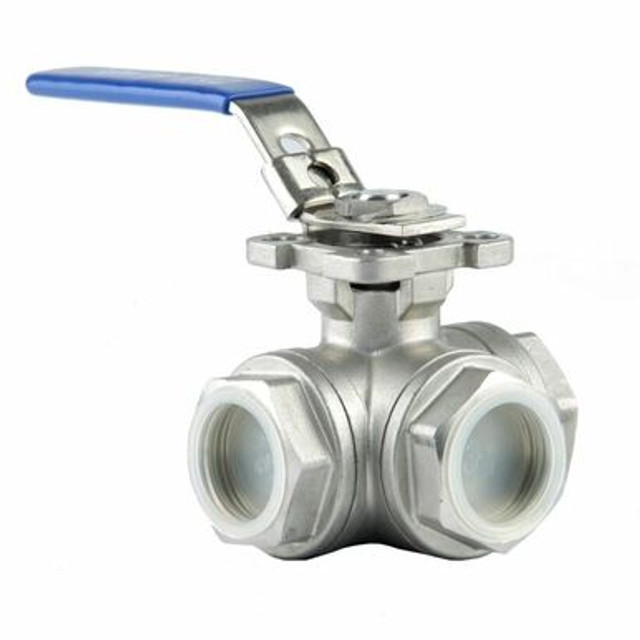 Ball Valve 1/2 Three Way