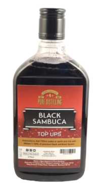 Pure Distilling Black Sambuca Top Ups 375ml UBREW4U