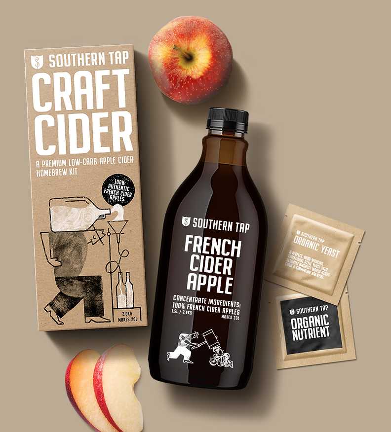 Southern Tap French Apple Cider Kit with French Apples UBREW4U