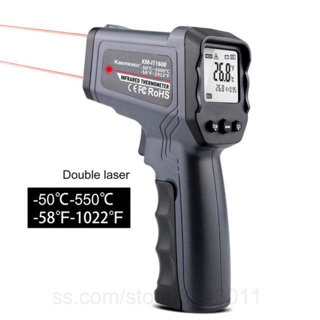 Infrared Thermometer Gun -50C to +580C UBREW4U