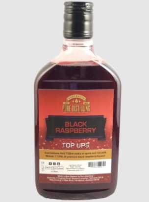 Pure Distilling Black Raspberry Top Ups 375ml UBREW4U